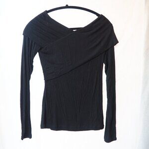 Babaton Off-the-Shoulder Stretchy Long-sleeve Top